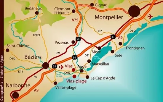 Вилла Agence Jf Immo - -villa Plain-pied Confort 3 Ch Avec Jardin Proche Des Plages V0798 Виас